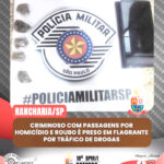Criminoso com passagens por homicídio e roubo é preso por tráfico de drogas em Rancharia