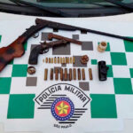 Foragido é capturado em área rural de Penápolis com armas e munições