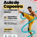 RITMO, CULTURA E MOVIMENTO – Casa da Juventude abre inscrições para aulas gratuitas de Capoeira