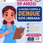 Castilho convoca moradores de 59 ANOS para vacinação contra a DENGUE