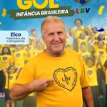 Zico entra em campo com a LBV em campanha pela infância brasileira