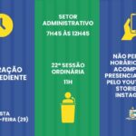 Câmara de Andradina muda expediente e antecipa sessão na segunda-feira