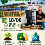 Feirinha do Produtor Rural terá edição voltada ao Meio Ambiente e animação de Renata Fogaça