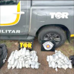 Polícia Rodoviária prende motorista paraguaio com 40 Kg de droga Dry