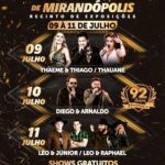 Festa do Peão de Mirandópolis começa nesta 5ª com portões abertos e megaestrutura