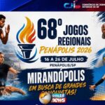 Mirandópolis confirma participação nos 68º Jogos Regionais de Penápolis com delegação de 125 integrantes