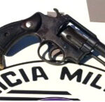 Polícia Militar apreende arma de fogo em estabelecimento comercial em Andradina