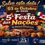 5ª Festa das Nações do Rotary Integração já tem data marcada