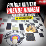 Polícia Militar prende homem por tráfico de drogas em Mirandópolis