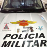 Homem é preso com pistola e munições em Sertãozinho