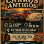 Ilha Solteira recebe exposição de Carros Antigos e Feira de Livros e Vinil neste sábado