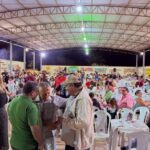 Mesmo com ameaças de chuva, centenas de pessoas comparecem na quermesse em Planalto