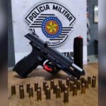 homem enforca namorada na rodovia Homero Severo Lins e acaba preso com pistola e 29 munições