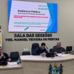 Audiência pública apresenta proposta da LOA de 2027, prevista em R$ 369,7 milhões, e recebe sugestões da população em Andradina