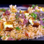 Arroz carreteiro de coração de galinha 